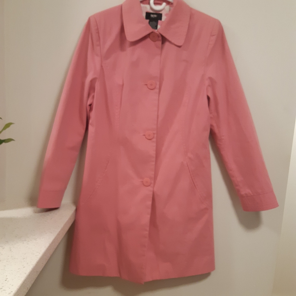 Perfect Pink Like New Button Up Jacket
